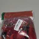 GIANNAY Red Curly Wig for Women - Long Wave Synthetic Lace Front Hair, Blood Colored, 24" (White Women)