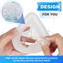 2 Packs Replacement Cushion for AirFit F20, Reliable Seal Mask Cushion Perfect for Full Face Mask - Accessories Replacement Supplies(Large)
