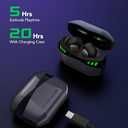 Black Shark Wireless Earbuds with 35ms Ultra-Low Latency, Gaming Bluetooth Earbuds with Premium Sound, Bluetooth 5.2, 10mm Drivers, 4 Hyperclear Mics, IPX5 Waterproof, 20H Play Time, Comfort Fit, Black