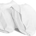 WishSmile Cooling Queen Pillow Cases Set of 2 Breathable Cool Silky Soft Rayon Derived from Bamboo Fabric, Moisture Wicking for Hot Sleepers,Hair and Skin Friendly,White,2 Pack,20x30IN