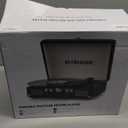 Vinyl Record Player 3-Speed Bluetooth Portable Suitcase Belt-Driven Record Player with 2 Built-in Stereo Speakers Vinyl Vintage Turntable Phonograph Records Player with RCA Line Out, AUX Out (Black)