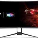 acer Nitro 34" UWQHD 3440 x 1440 1000R Curved PC Gaming Monitor | Adaptive-Sync Support (FreeSync Compatible) | 100Hz Refresh | 1ms VRB | AdobeRGB 90% | 2 x DP 1.2 & 2 x HDMI 2.0 | EDA343CUR Hbmiippx