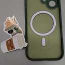 Designed for iPhone 17 Case, Compatible with MagSafe, [Cameratection] [15FT Military Droptection] Shockproof Translucent Matte Anti-Slip Phone Case, 6.3", Alpine Green