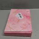 Pink Wig - Long Pink Wavy Wigs for Women Middle Part Pastel Pink 26 inch Natural Curly Synthetic Wig Heat Resistant Fiber Wigs for Daily Party Use