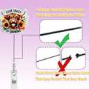 Funny Highland Cow Badge Reel Retractable for Nurse Nursing RN CNA LPN Medical Worker & Office Staff, Your Crazy is Showing Badge Clip, Cow Badge Holder with Alligator Clip & 24 Durable Nylon Cord