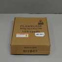 Flameless LED Candles with Timer 5 Pc Flickering Flameless Candles for Romantic Ambiance and Home Decoration Stable Acrylic Shell,with Embedded Star StringBattery Operated CandlesGrey