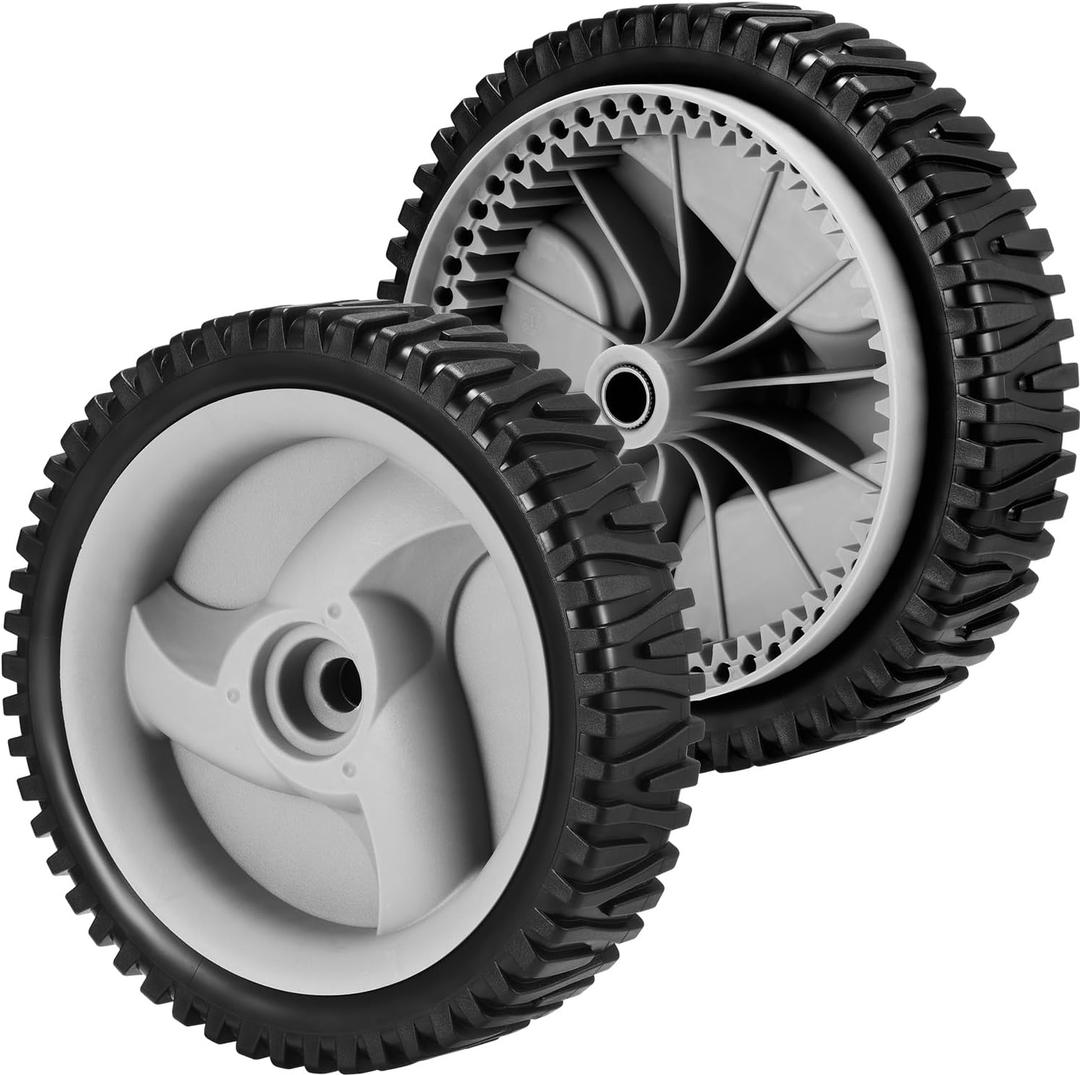 2 Pack 583719501 194231X460 Front Lawn Mower Wheels Compatible for Craftsman Lawn Mower Parts Husqvarna & HU Front Wheel Drive Self Propelled Lawn Mower