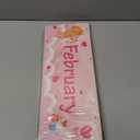 Zonon 48 Pieces Holiday Monthly Headliners Set 12 Months of The Year Headers Seasonal Monthly Bulletin Board Borders with 36 Round Blank Confetti Cutouts(Cute Style)