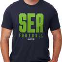 FOCO Men's NFL Team City Intials Shirt Short Sleeve T-Shirt (X-Large, Primary Color)