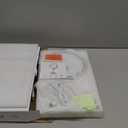 Lighted Makeup Mirror, 3000 mAh Rechargeable Double Sided Magnifying Vanity Mirror with 3 Colors, 1x/10x, 360 Rotation , Brightness Adjustable Magnification Cosmetic Light up Mirror, Women Gift (Chrome)