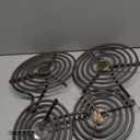 MP22YA Electric Stove Burner Element Replacement Set & W10290350 W10290353 4 Pack Silver Drip Pans - Perfectly Fit Whirlpool Electric Range Stove Top