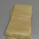 100 Pcs Kraft Stand Up Pouches 5.5 x 7.9 Inch Resealable Zip Lock Food Storage Bags with Matte Window for Packaging