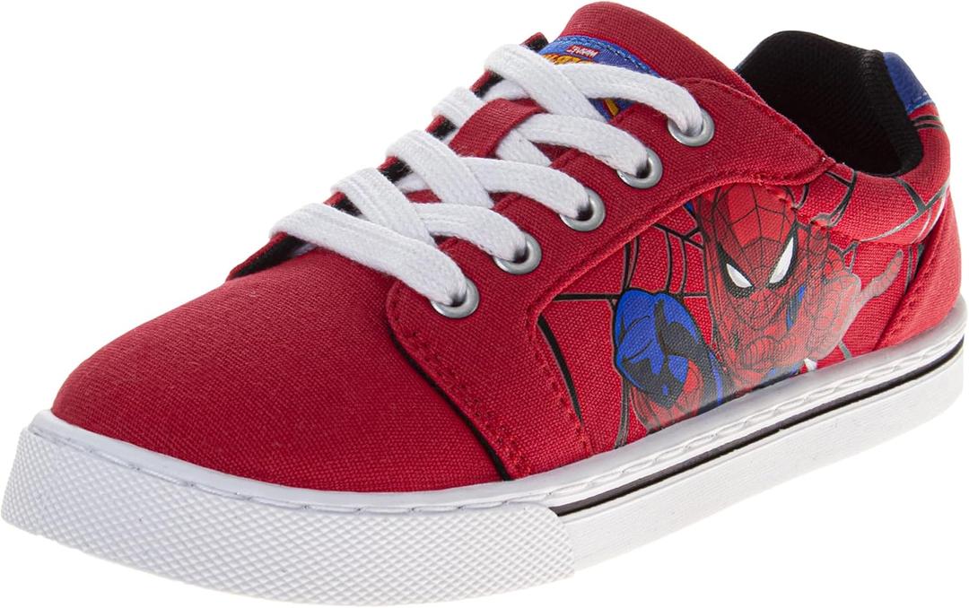 Marvel Comic Superhero Character Sneakers Spiderman Shoes Hero Sneaker for Boys Size: 13