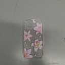 NITITOP Compatible with iPhone 14 Case Clear Cute Pink Lily Blossom Floral Flowers Pattern for Girls Women Soft TPU Transparent Shockproof Protective Phone Cover - Pearl