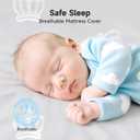 Breathable Crib Mattress, Dual-Sided Premium Memory Foam Toddler Mattress, Waterproof, Removable and Machine-Washable Cover, fits Standard Full-Size Crib and Toddler Bed 52" x 27.7" x 5" Gray