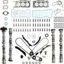 3.6 Pentastar Overhaul Rebuild Kit with Camshafts Timing Chain Kit Rocker Arms & Lifters Fit for Ram 1500 Jeep Wrangler Grand Cherokee Dodge Durango Challenger Chrysler 200 3.6L V6 2011-2016