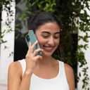 Compatible with iPhone Cover 13 Pro Case Silicone with Screen Protector - Green