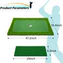 Floating Golf Green for Pool, Various Sizes (35"x24"/47"x35"/63"x47") to Suit Your Needs, Floating Chipping Green-Ideal for 2-4 Golfers Competing and Improving Skills in Outdoor and Pool Games