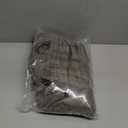 H.VERSAILTEX Linen Blackout Curtain 84 Inches Long for Bedroom/Living Room Thermal Insulated Grommet Linen Curtain Drapes Primitive Textured Burlap Effect Window Drapes 1 Panel - Heather Taupe Gray