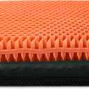 Plus Size Gel Seat Cushion for Long Sitting, Extra Large and Thick, Seat Cushion for Back, Sciatica, Hip, Tailbone Pain Relief , Used for the Office, Wheelchair, Car, Truck, Recliner, Stadium.(Orange)