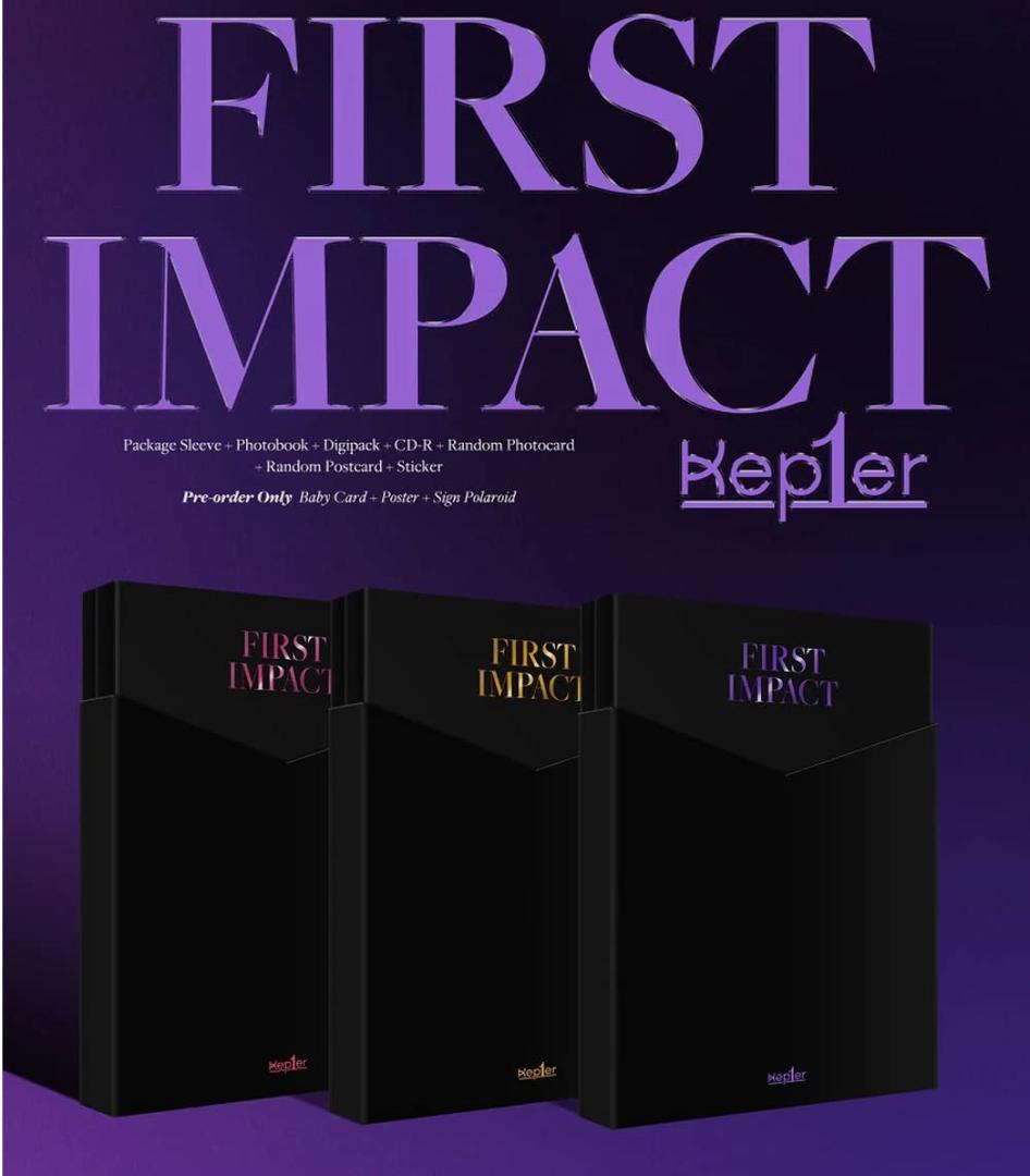 First Impact incl. 72pg Photobook, 2 Photocards + Sticker