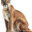 Cougar - Life Size Cardboard Cutout Standup People with Support Standee | Animals -