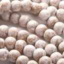 2 Pcs 18 ft Boho Christmas Tree Wood Bead Garland Vintage Natural Wooden Beads Garland Decorative Rustic Holiday Xmas Tree Country Farmhouse Christmas Decor for Indoor Home Use(White)