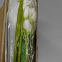 Dailisen 3 Strands 40'' Silk White Wisteria Artificial Flowers, Fake Wisteria Floral Hanging Plant Garland, for Home Decor, Party, Floor Vase, Balcony, Wedding Arrangement Decoration (White)