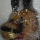 African American Woman Bust Statue, Vintage African Figurines and Sculptures, Elegant Art Decor for Home and Office, Ornamental Accent for Living Room, Bookshelf  Perfect Housewarming Gift (Rose)