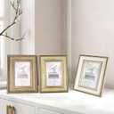 4x6 Picture Frame Photo Frame Rustic Picture Frame with real glass for Wall and Tabletop (Mix Color, 4x6-3PCS)