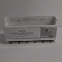 Wood Wine & Glass Rack 18.9 x 9.84 x 4.33 In White