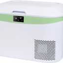 12 Volt Refrigerator Portable Car Freezer 13.5 Quart (12.8 Liter) Compressor Cooler 12V/24V DC 110240 Volt AC for Truck Van RV Camper SUV Boat Travel Camping Road Trips Tailgating -18~+15 (White)