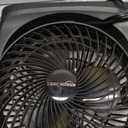 Amazon Basics Air Circulator Desk Fan for Bedroom, Home and Office, 90-Degree Tilt Head, 3 Speed Settings, Cooling, 35 Watts, Black, 11.1"W x 6.3"D x 10.9"H