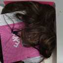 LEEONS 11 Inch Natural-Looking Hair Topper for Women, Short Wavy Breathable Wiglet 6.5"x6.5" Base, Synthetic Volume Booster for Thinning Hair Coverage (6H24#-Brown with Blonde Highlights)