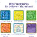 hand2mind Mindful Maze Boards, Tactile Sensory Toys for Toddlers, Anxiety Relief Items, Calm Down Corner Supplies, Emotional Regulation Tools for Kids, Play Therapy Toys, Mindfulness Gifts