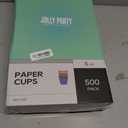 500 Pack 5oz Paper Cups, Multicolor Paper Disposable Cups, Small Mouthwash Cups, Cold Beverage Drinking Cup for Party,Travel and Event (Stars)