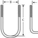 Tie Down Engineering 86229 Square Marine U-Bolt