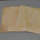 96 Sheets Vintage Style Stationery Paper - DIY Party Invitations, 8.5 x 11 Inch Stained Antique Papers for Letter Writing, Typewriting (Double Sided)