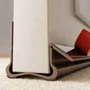 36" Under Door Draft Stopper, Draft Stopper for Bottom of Door, Weather Stripping for Doors, Self-Adhesive Door Seal for Sound, Cold, Moisture (Brown)