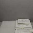 Shoe Storage, 12 Pack Shoe Organizer for Closet, Shoe Boxes Clear Plastic Stackable Shoe Containers with Lids for Size 10 (Large, White)