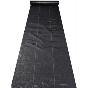 Weed Barrier Landscape Fabric Heavy Duty,Garden Ground Cover,3.2oz Polyethylene Woven Geotextile,Weeds Control for Flower Bed,Mulch,Pavers,Edging,Garden Stakes