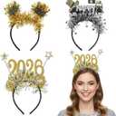 2026 New Year Headband - New-Year Party Headband Set for NYE Party Accessories Women