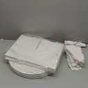 SpaceAid 3 Tier Rotating Bookshelf Tower, Spinning Bookcase Lazy Susan, Revolving 360 Book Shelf Storage Round Carousel, Vertical Rotate Turning Spiral Corner Organizer, White