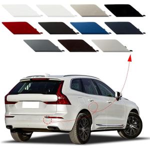 Car Rear Bumper Tow Hook Cover Cap Towing Eye Fit for Volvo XC60 2018 2019 2020 2021 Towing Eye Cap 31449210 398490342 (Dark Silver,Right Passenger Side) Xinpinsai