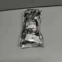 2 x 2 Pcs Braided Ponytail Extensions Hair Rope Boxing Braids Wig Extensions with Hair Tie Natural Soft Synthetic Braided Fashion Hair Accessories for Daily Wear 18 Inch (White)