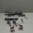 Dual Trash Can Hauler Hitch - Enhanced Thickness, Adjustable Heavy-Duty Steel Garbage Can Towing Rack with Lock Structure, Compatible with 2" Receivers for Pickup Trucks/ATVs/SUVs/Lawn Tractors