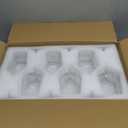 YANGNAY Wine Glasses Set of 6, 13 Oz Red or White Wine Glass with Stem, Perfect for Home, Restaurant, Dishwasher Safe (Clear)