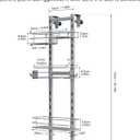 ODesign Over The Door Shower Caddy, 3-Tier Adjustable Hanging Shower Caddy with Soap Holder & 4 Hooks, Rustproof Bathroom Shower Organizer with Suction Cup,Shower Rack for Shampoo Razor, Slate-Grey