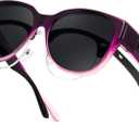 FEISEDY Fit Over Glasses Polarized Sunglasses, UV400 Protection for Driving & Outdoor Activities B0328