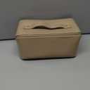 Vlando Makeup Bag,Large Capacity Travel Toiletry Bag,Cosmetic Bags for Women PU Leather Waterproof Portable Pouch with Divider & Handle-Toffee